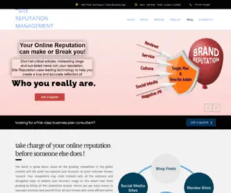 Sitereputationmanagement.com(Web Online Reputation Management Services Company in Dubai) Screenshot
