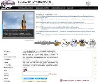 Sites-Internationaux.com(Annuaire SITES INTERNATIONAUX) Screenshot