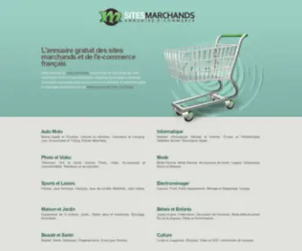 Sites-Marchands.fr(L'annuaire gratuit des sites e) Screenshot