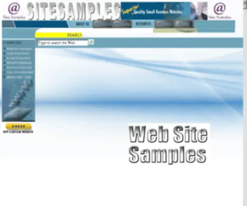Sitesamples.net(Reach thousands of Internet users in and around your city) Screenshot