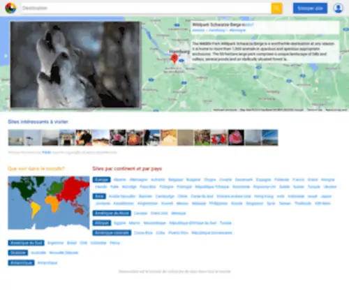 Sitesavisiter.com(Sites à visiter) Screenshot