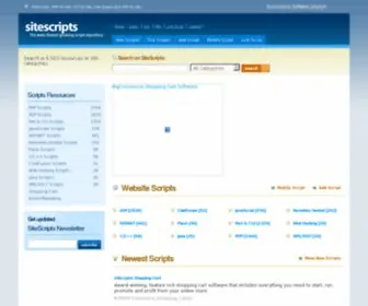 Sitescripts.com(Sitescripts) Screenshot