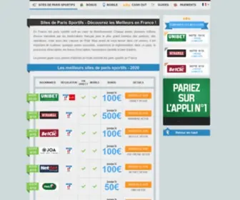 Sitesdeparissportifs.com(Sites de Paris Sportifs) Screenshot
