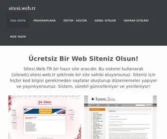 Sitesi.web.tr(Web) Screenshot