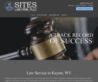 Siteslawfirmpllc.com(Sites Law Firm) Screenshot