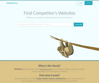 Sitesleuth.io(Sitesleuth) Screenshot