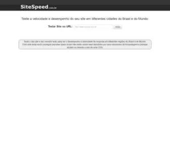 Sitespeed.com.br(Teste a Velocidade do seu Site e Servidor Web) Screenshot