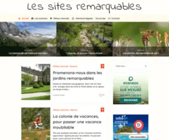 Sitesremarquables.com(Les sites remarquables) Screenshot