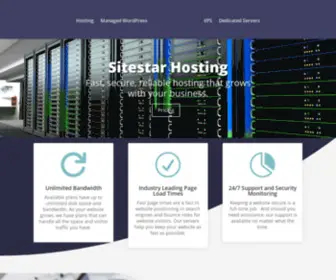Sitestarhosting.com(Sitestar Hosting) Screenshot