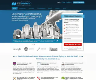 Sitesynergy.net(Small Business & Corporate Web Design Australia) Screenshot