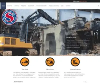 Sitetechexcavating.com(Excavation Company specializing in commercial) Screenshot