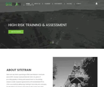 Sitetrain.com.au(SITETRAIN) Screenshot