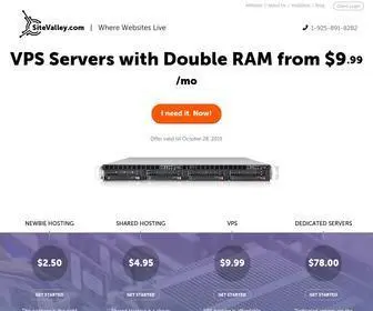 Sitevalley.com(Web Hosting Company with Affordable Services) Screenshot