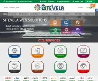 Sitevela.com(SiteVela Web Solutions & Services) Screenshot