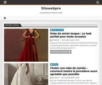 Sitewebpro.ch(Les dernières infos du web) Screenshot