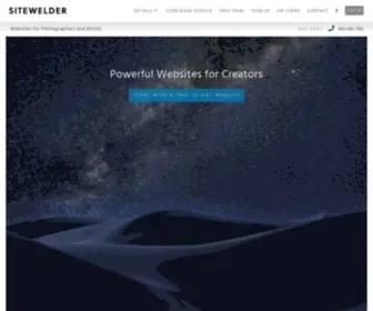 Sitewelder.com(Websites for Photographers and Artists) Screenshot