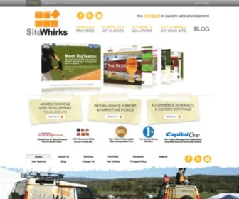 Sitewhirks.com(SiteWhirks, Inc) Screenshot