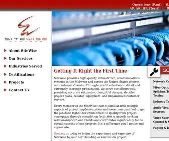 Sitewisesystems.com(SiteWise) Screenshot