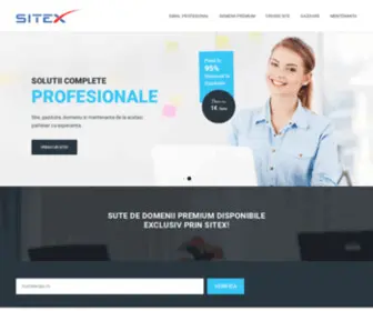 Sitex.ro(Site, Domenii Premium si Gazduire) Screenshot
