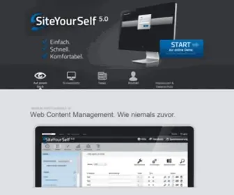 Siteyourself.de(BLMEDiA GmbH) Screenshot