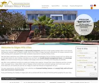 Sitgeshillsvillas.com(Sitges Villas) Screenshot