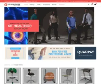 Sithealthier.com(Sit Healthier) Screenshot