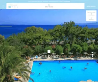 Sitiabeach.com(The hotel Sitia Beach City Resort & Spa) Screenshot