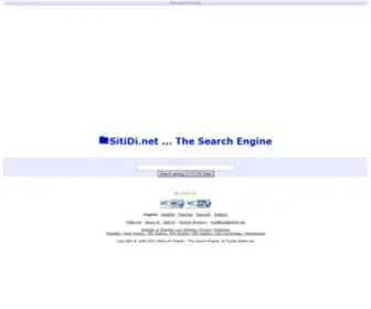 Sitidi.net(The Search Engine) Screenshot