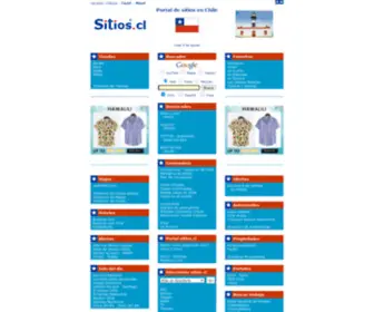 Sitio.cl(Portal de sitios en Chile) Screenshot