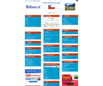 Sitios.cl(Portal de sitios en Chile) Screenshot