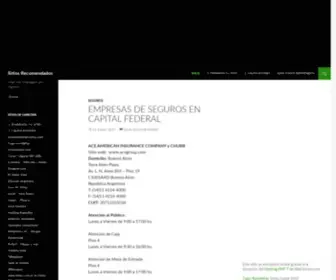 Sitiosrecomendados.com.ar(Sitios Recomendados) Screenshot