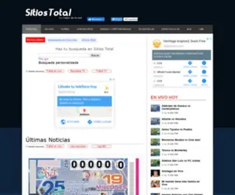 Sitiostotal.com(Sitios Total) Screenshot