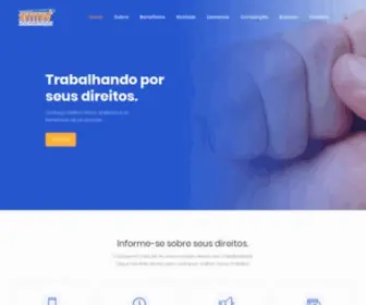 Sititev.com.br(Sindicato dos Trabalhadores nas Indústrias de Fiação) Screenshot