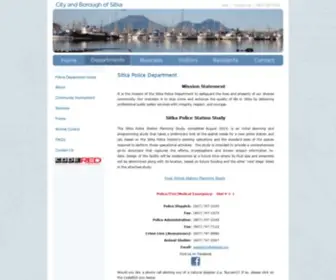 Sitkapd.com(City and Borough of Sitka Alaska) Screenshot