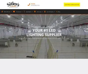 Sitlersledsupplies.com(#1 LED Lighting Distributor) Screenshot
