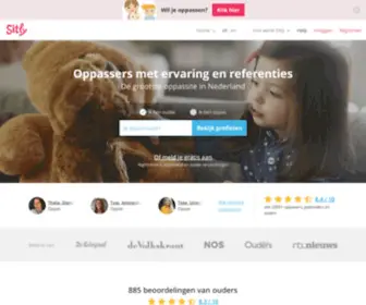 Sitly.com(Find babysitters) Screenshot