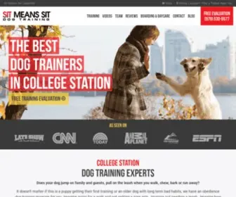 Sitmeanssitcollegestation.com(Dog & Puppy Obedience Training) Screenshot