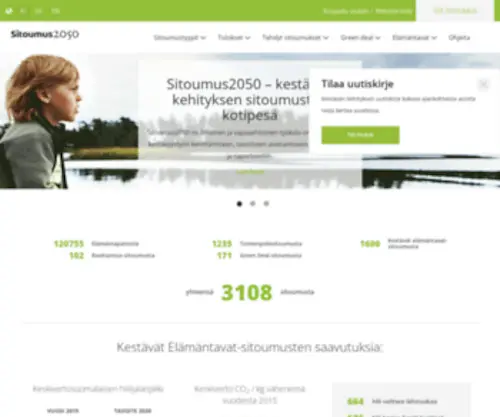 Sitoumus2050.fi(Sitoumus 2050) Screenshot