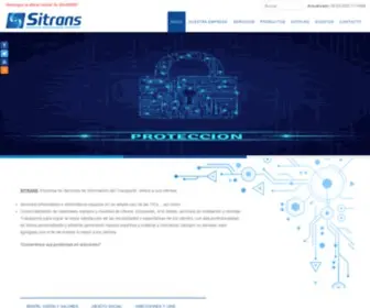 Sitrans.cu(Empresa de Servicios de Información del Transporte) Screenshot