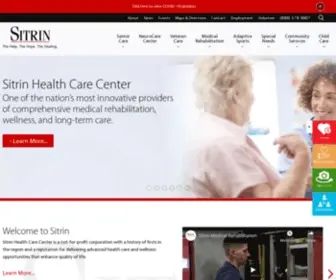 Sitrin.com(Sitrin Health Care Center) Screenshot