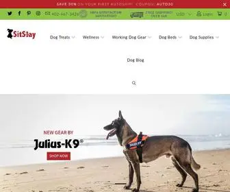 Sitstay.com(Working & Service Dog Vests) Screenshot