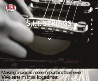 Sitstrings.com(SIT Strings) Screenshot