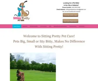 Sittingprettypetcare.com(Professional Pet Care in Atlanta GA) Screenshot