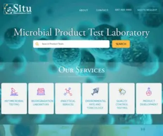 Situbiosciences.com(Situ Biosciences LLC) Screenshot