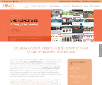 Sitweb-Concept.com(Sitweb Concept : créer un site internet pour votre entreprise) Screenshot