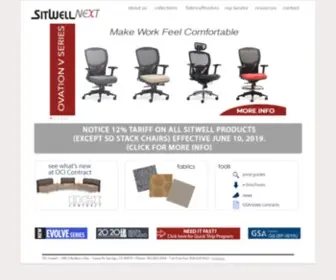 Sitwell.com(Premier Office Seating Manufacturer) Screenshot