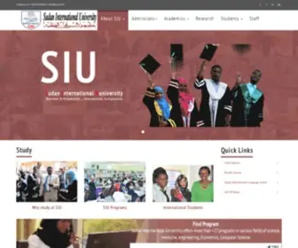 Siu-SD.com(Sudan International University) Screenshot