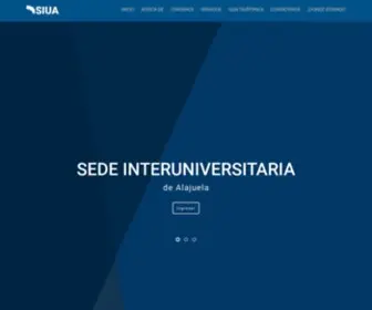 Siua.ac.cr(Sede Interuniversitaria de Alajuela) Screenshot
