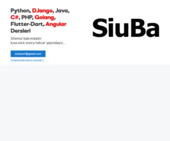 Siuba.net(Profesyonel Web Site Hizmetleri) Screenshot