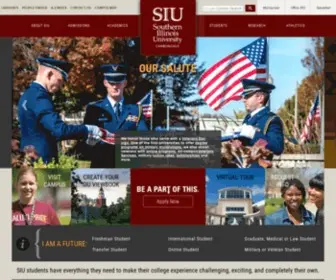 Siuc.edu(Southern Illinois University) Screenshot